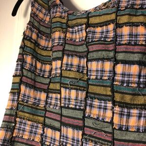 Plaid Free People Mini Dress